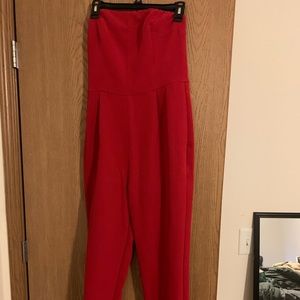 Express Red Jumpsuit